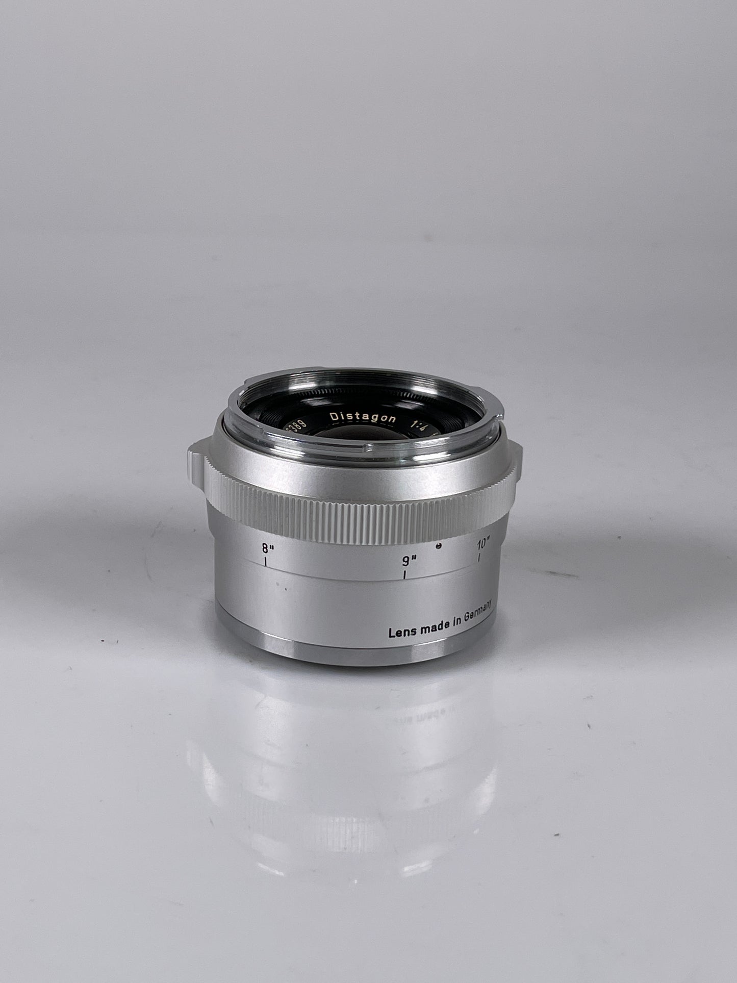 Zeiss 35mm f4 Distagon Lens for Contarex chrome silver