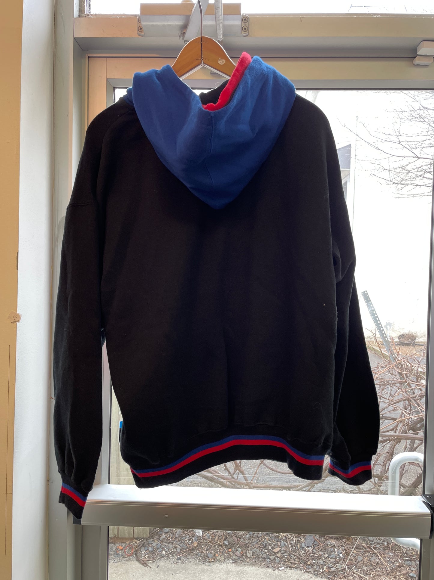 Vintage 90s Philadelphia Sixers NBA Starter Double Hood Sweatshirt Hoodie Men Lg