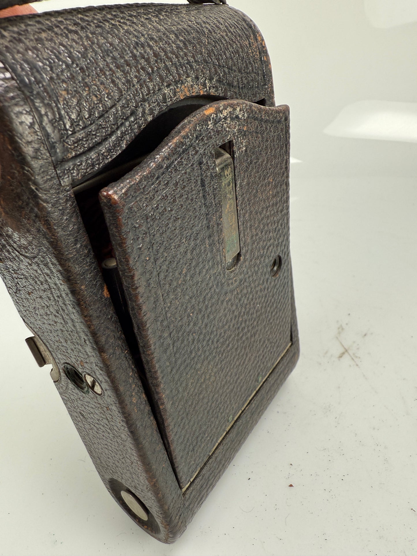 Kodak No 3 Model H FOLDING POCKET Camera RED BELLOWS