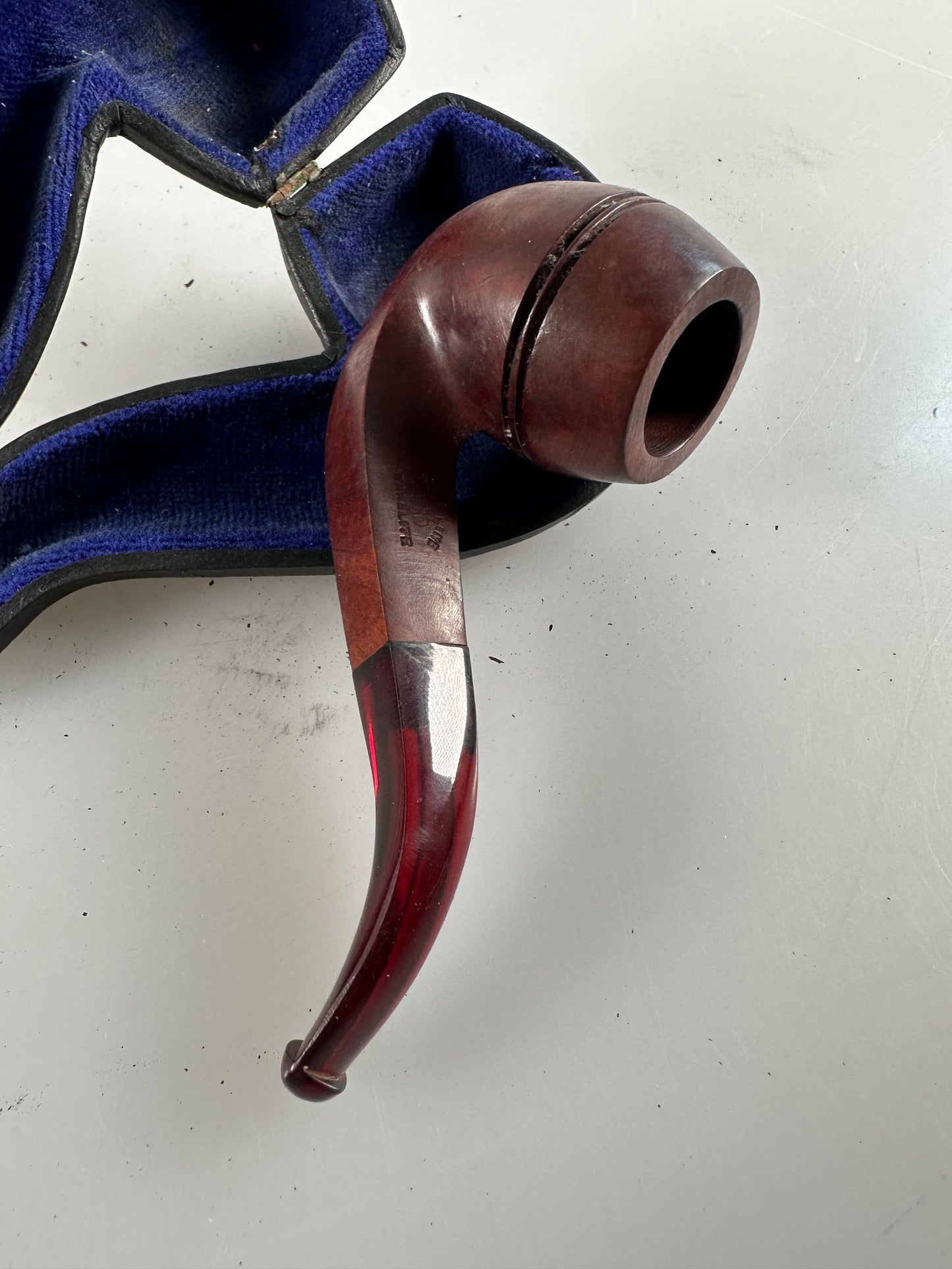 KBB Blueline Bakelite Pipe, Unsmoked French Briar