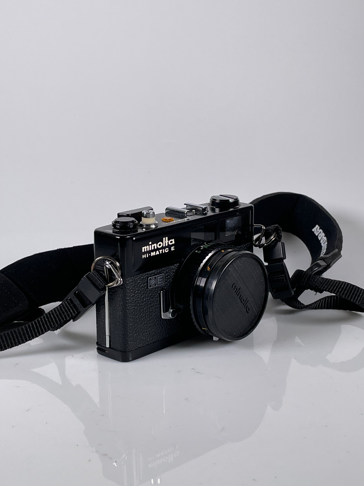 MINOLTA Hi Matic E Rangefinder 35mm Film Camera Black