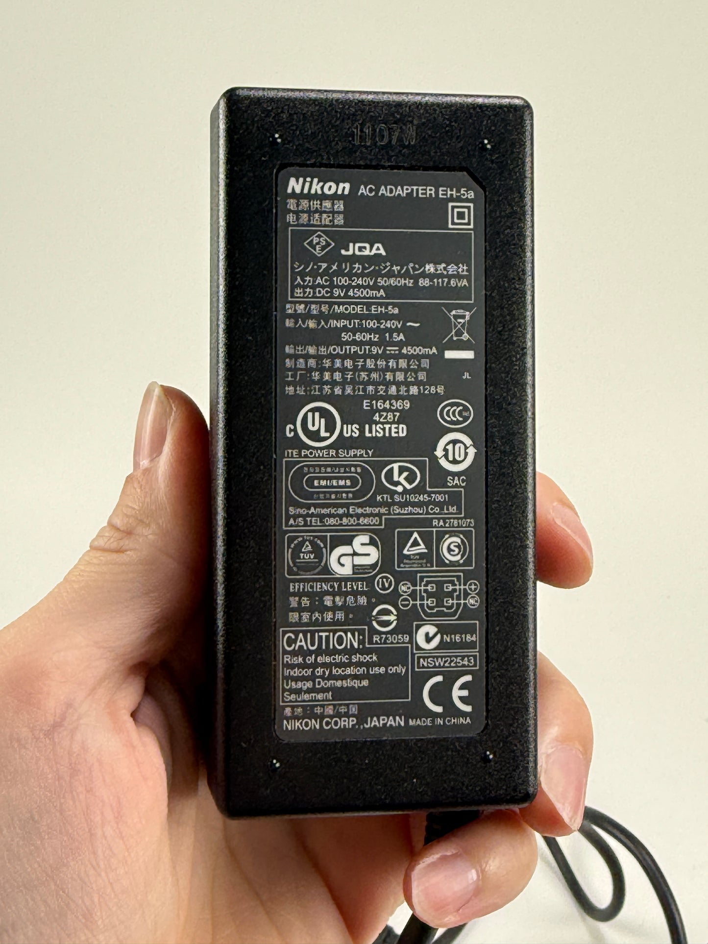 Nikon EH-5a AC Adapter for D700 D300 D300S D100 D90 D80 D70 D70S D50