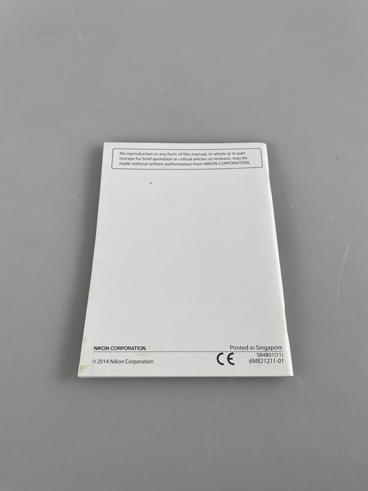 Nikon D4s Digital Camera Network Guide Instruction Manual