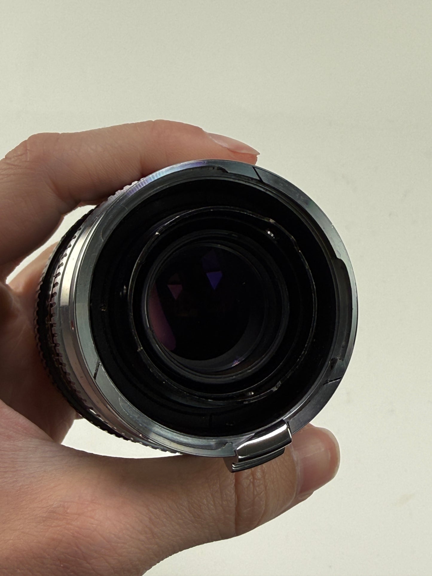 Nikkor P 10.5cm 105mm f2.5 Nippon Kogaku Japan Black Rangefinder S mount Lens