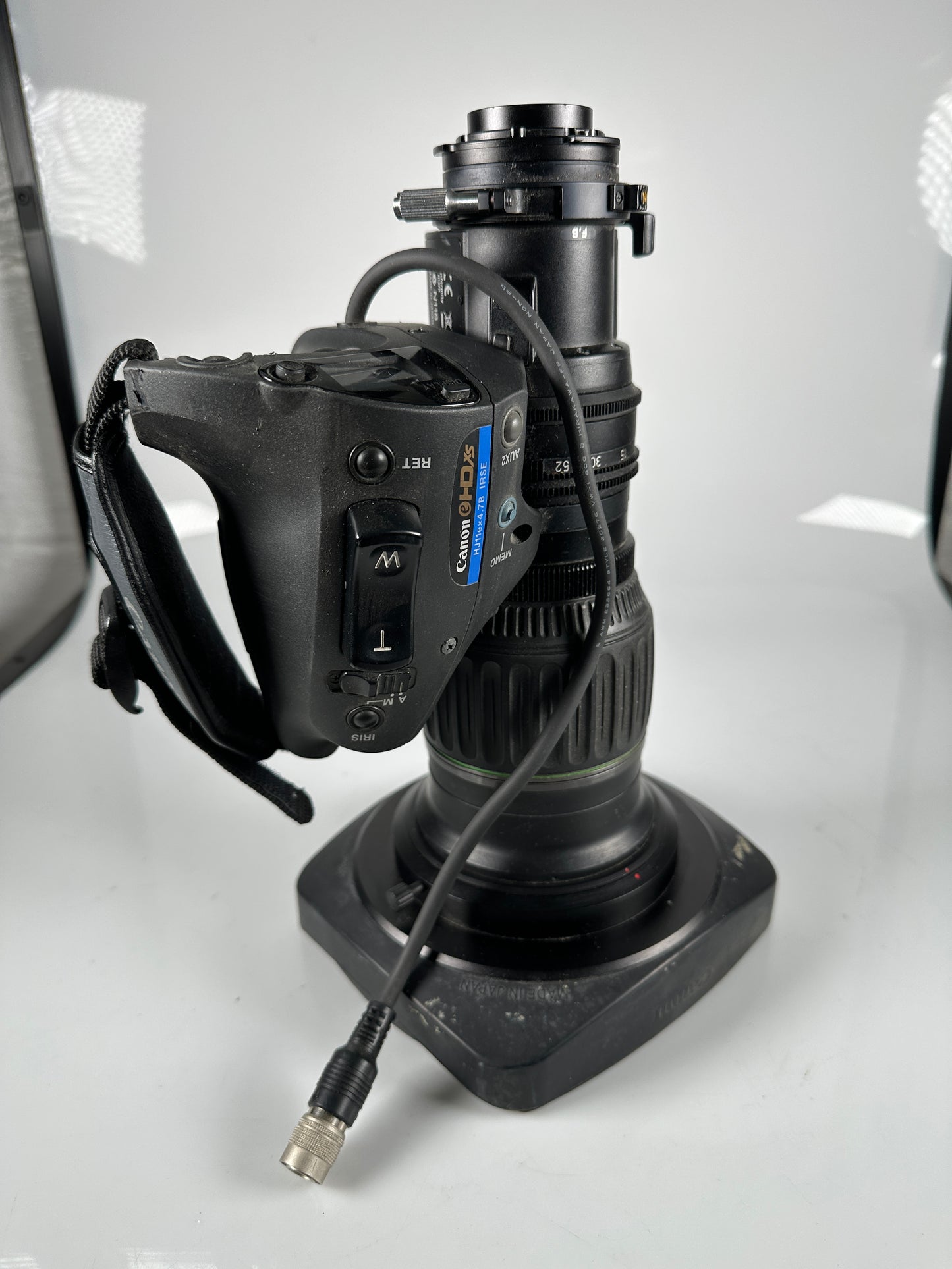 Canon HJ11ex4.7B IRSE HDXS 2/3" HD ENG Broadcast Servo Lens w/ 2x 4.7-52mm f1.9