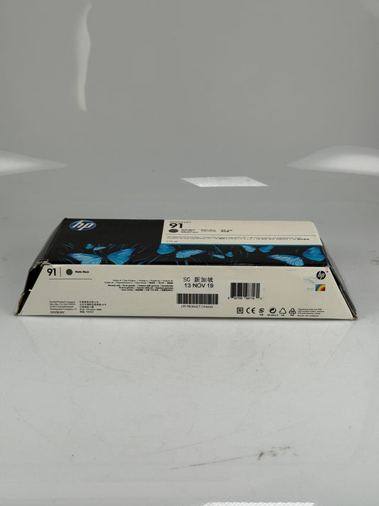 Genuine HP 91 Matte Black Ink Cartridge C9464A 3/2019