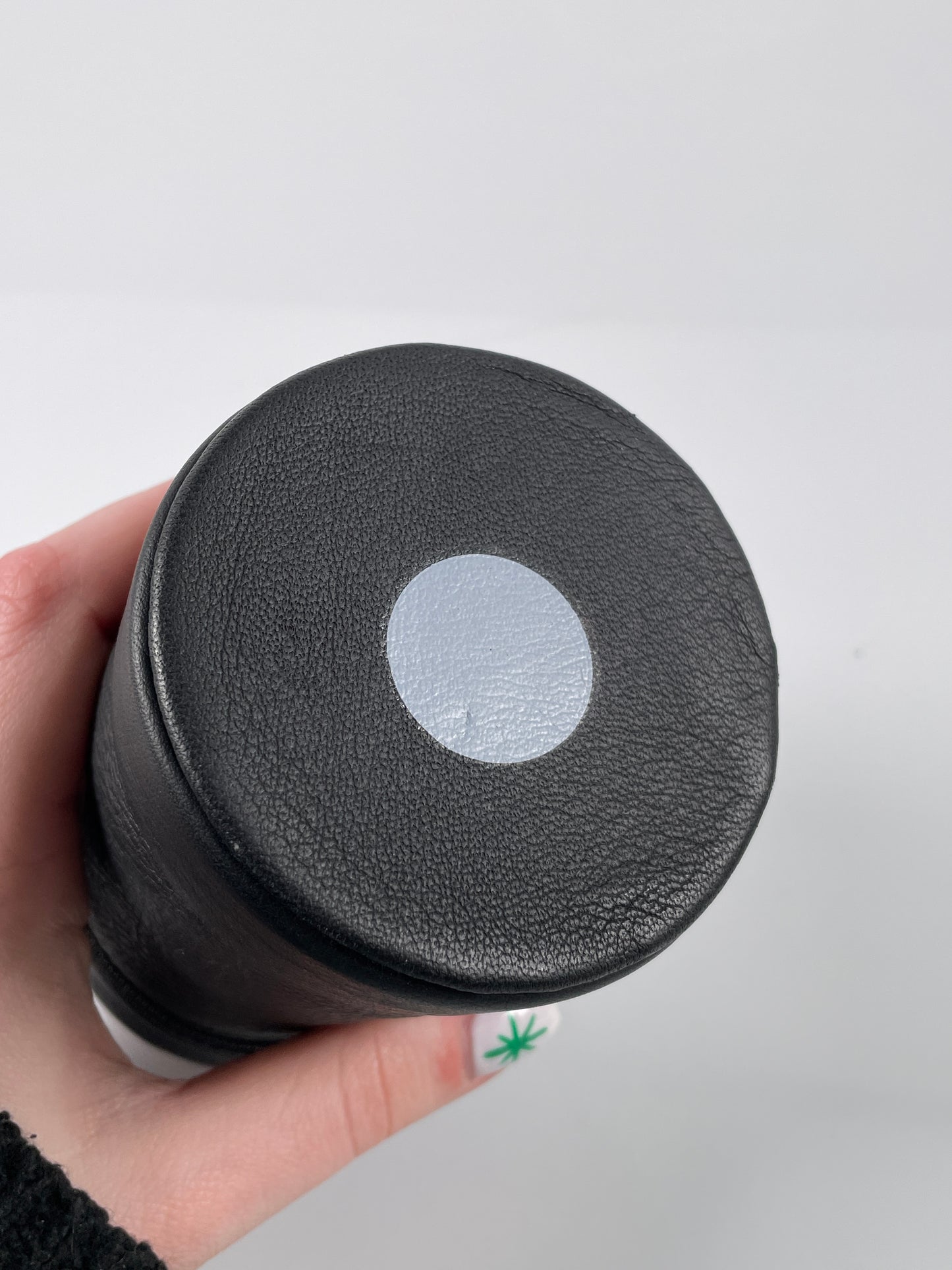 Leica E. Leitz Black Leather Lens Case for R lens