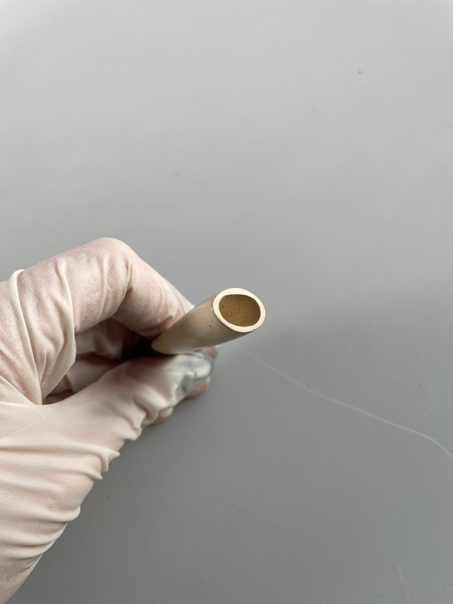 Meerschaum Cigar Charoot Pipe Holder w/ CPF Best Make Case Antique