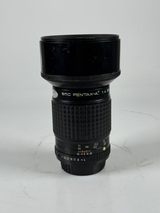 Pentax SMC A * SMC-A Green Star 300mm f/4 Lens Black
