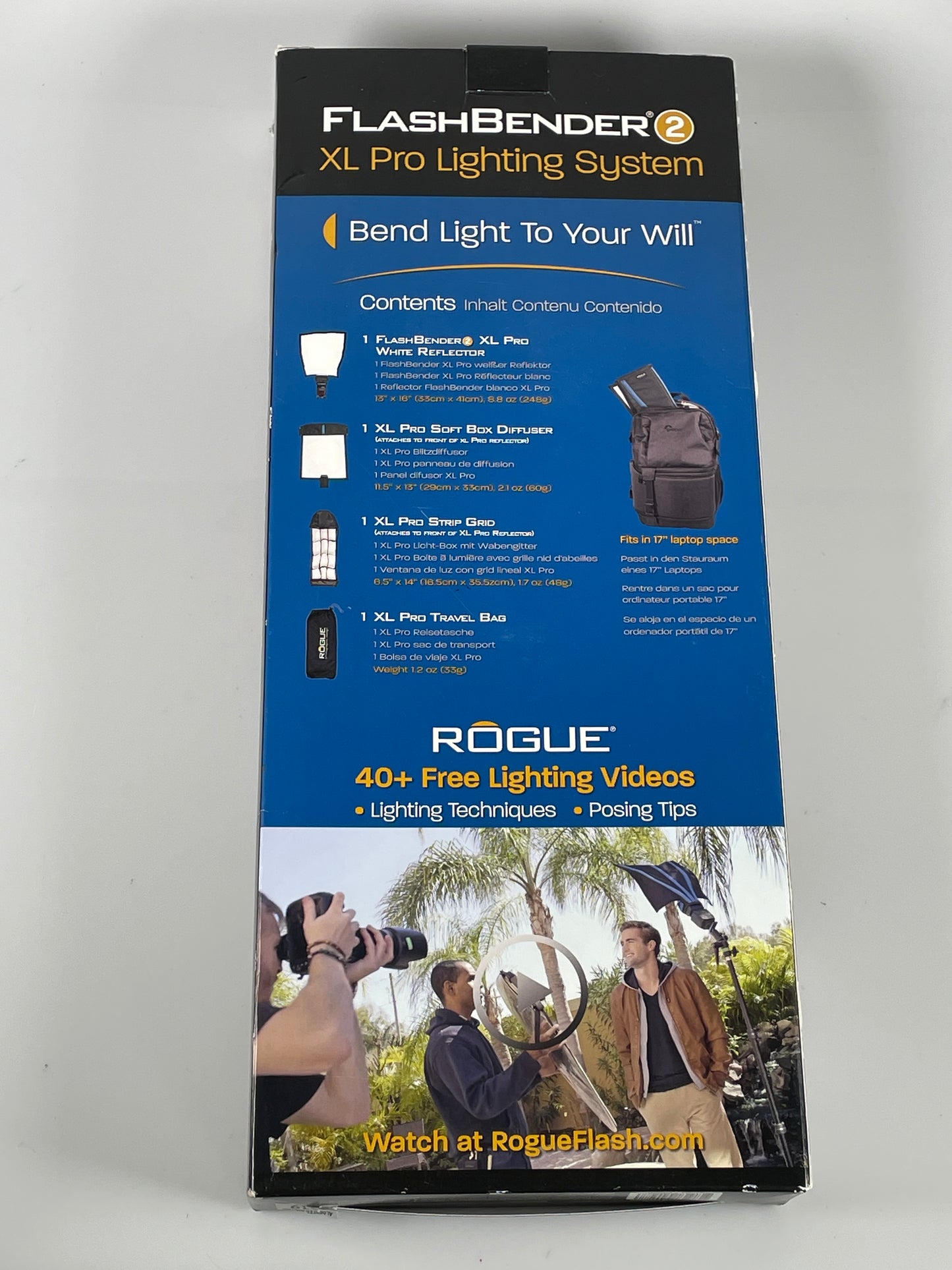 Rogue FlashBender 2 XL Pro Reflector + Strip Grid (Flash Bender)