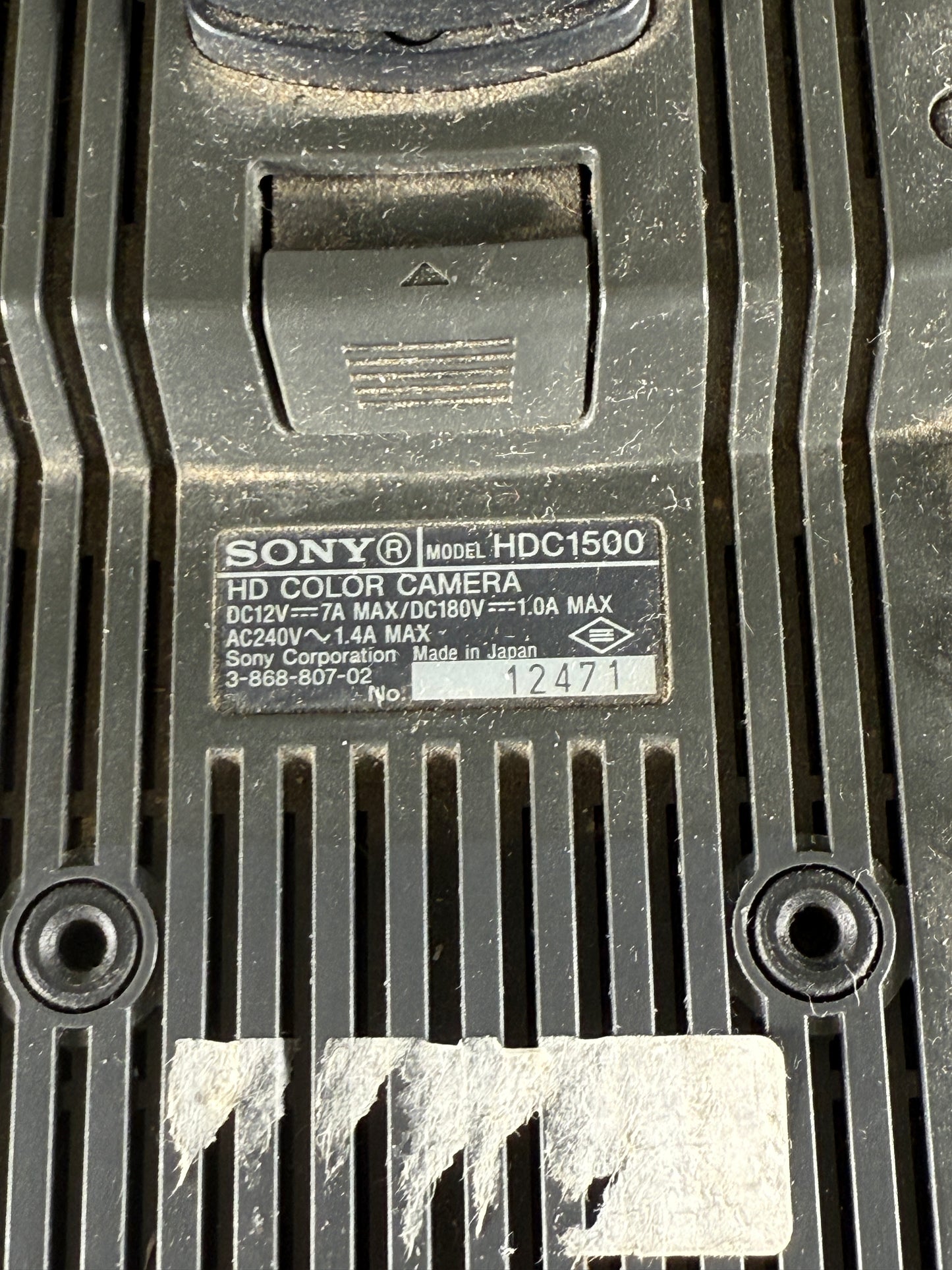 Sony HDC1500 HD Color Camera video studio