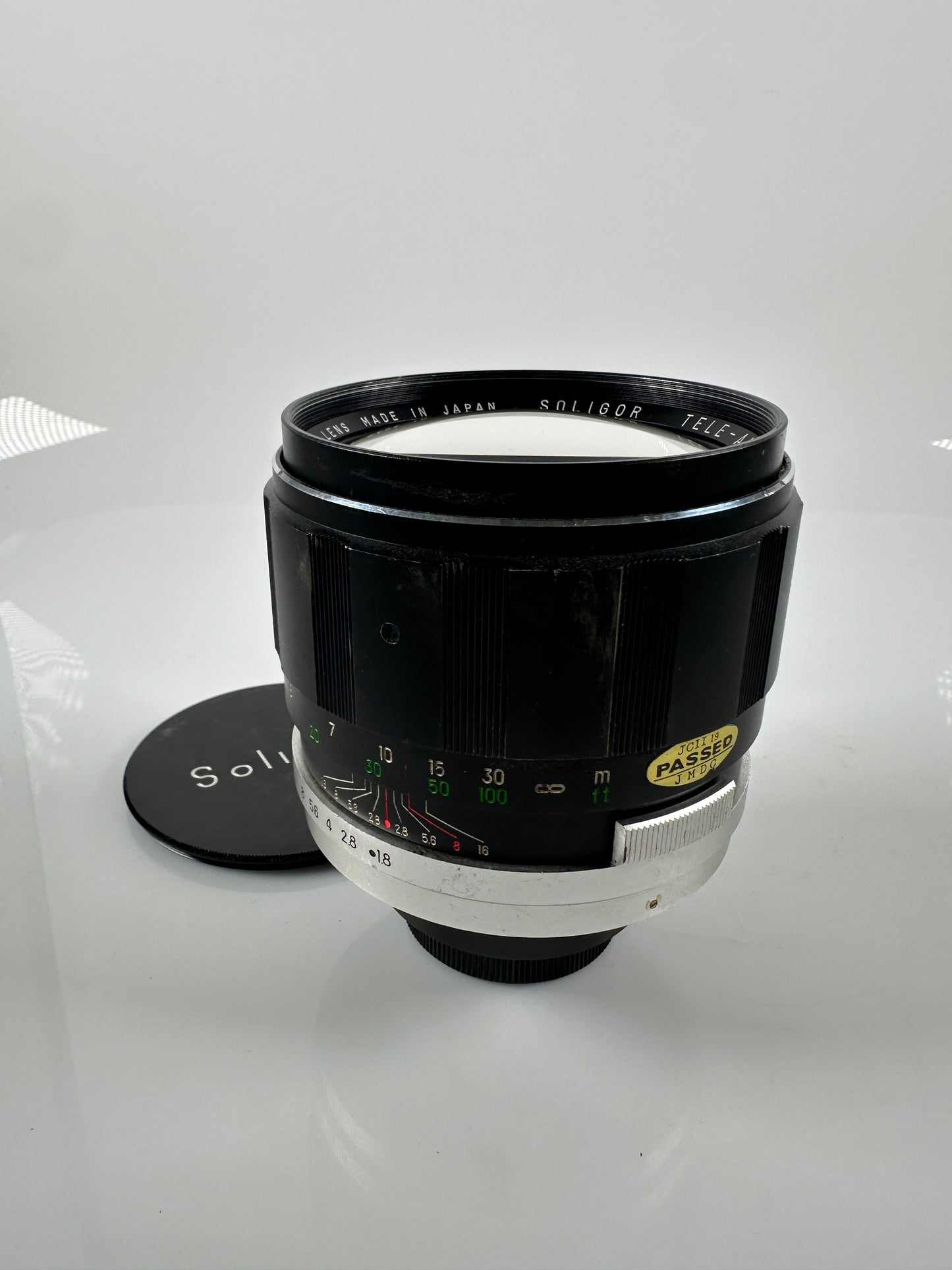 Soligor 135mm f1.8 Lens Telephoto with Caps M42 screw mount lens