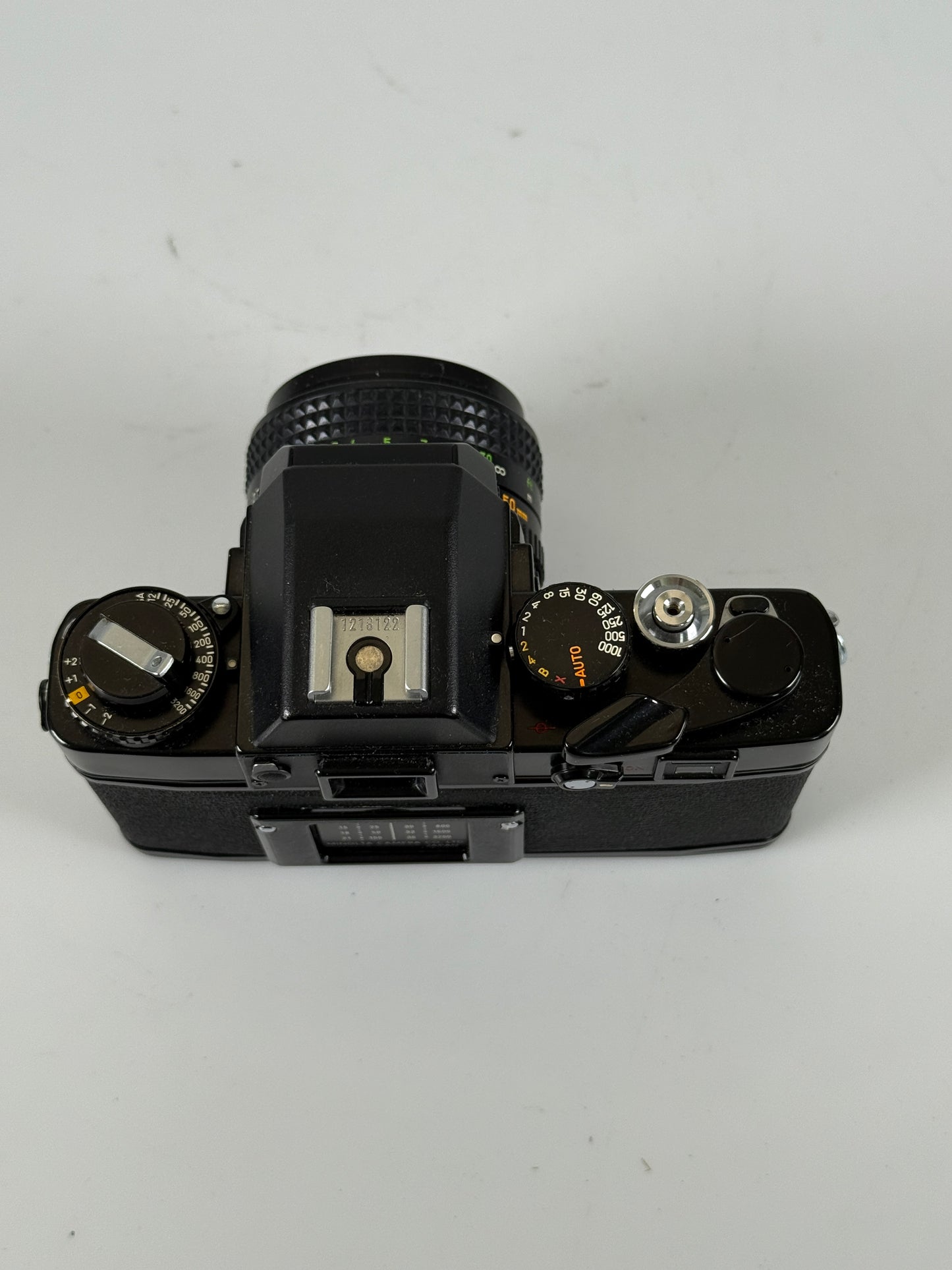 Minolta XE-7 Black 35mm SLR Film Camera w/ MD Rokkor-X PF 50mm f1.7 Lens