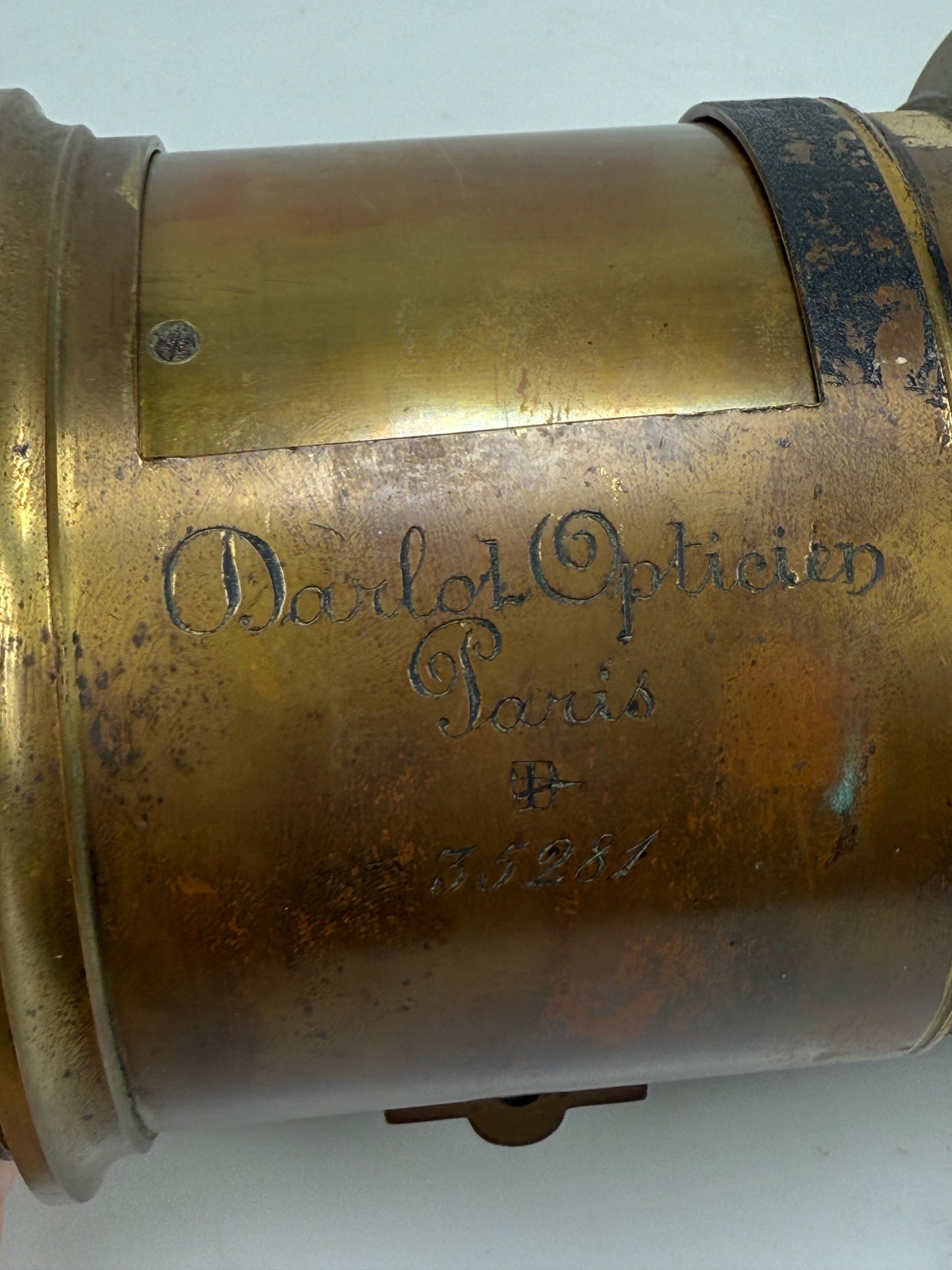 Darlot Jamin Paris Rack & Pinion Brass Lens Petzval