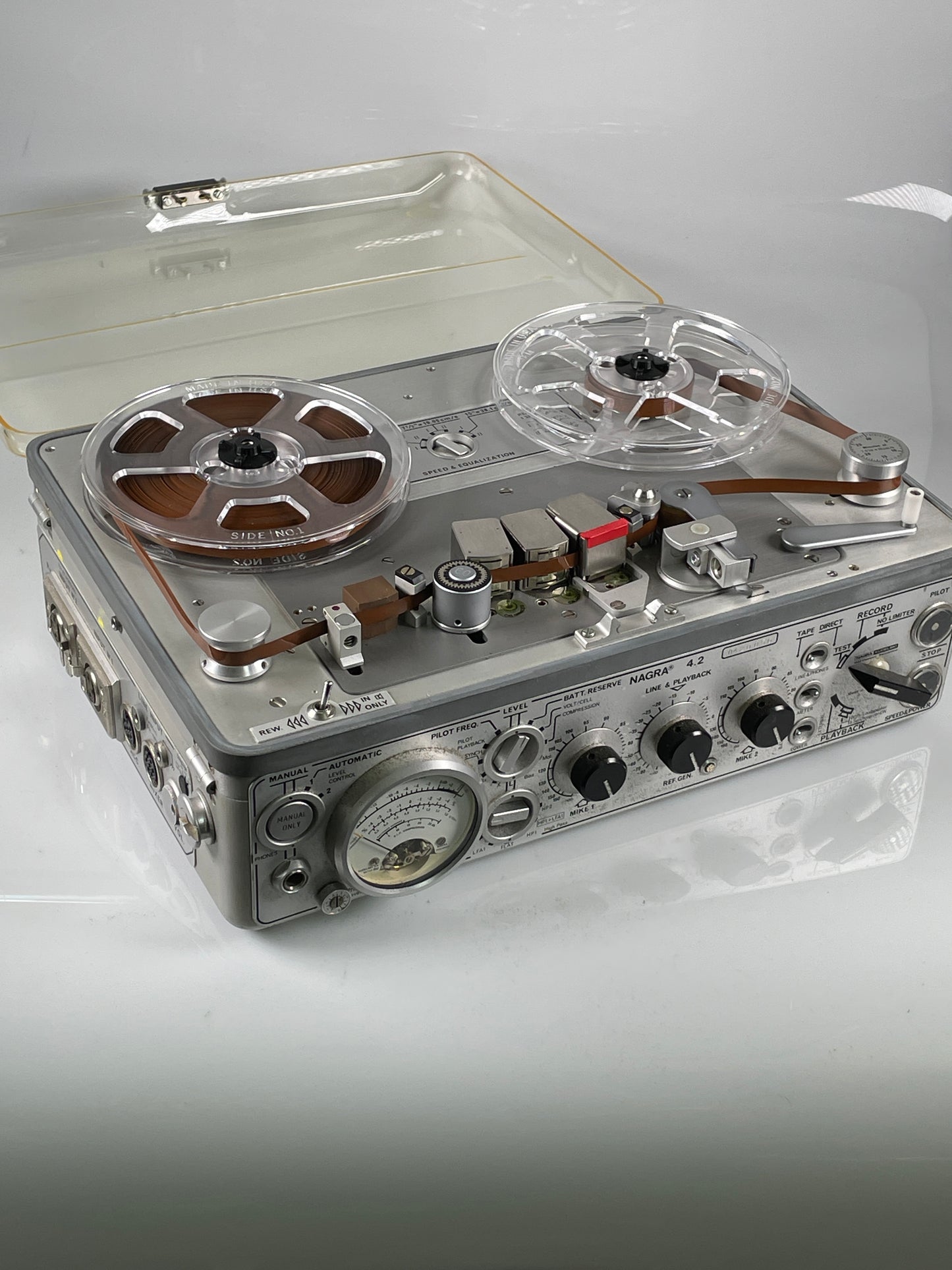 Kudelski Nagra 4.2 Reel to reel field tape recorder RARE