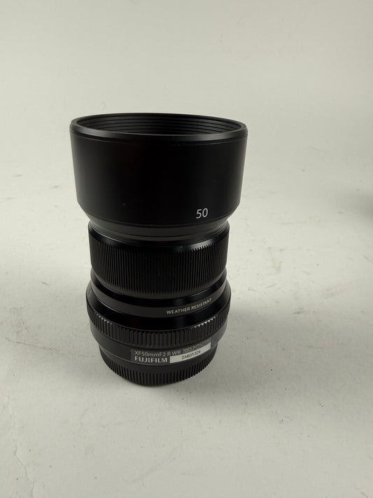 Fuji Fujifilm XF 50mm f2 R WR Lens X Mount Black