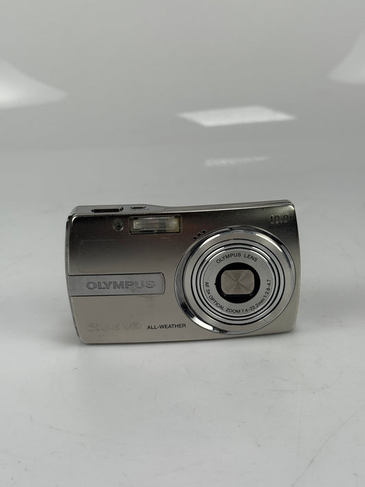 Olympus Stylus 1000 10.0MP Digital Camera Silver All Weather
