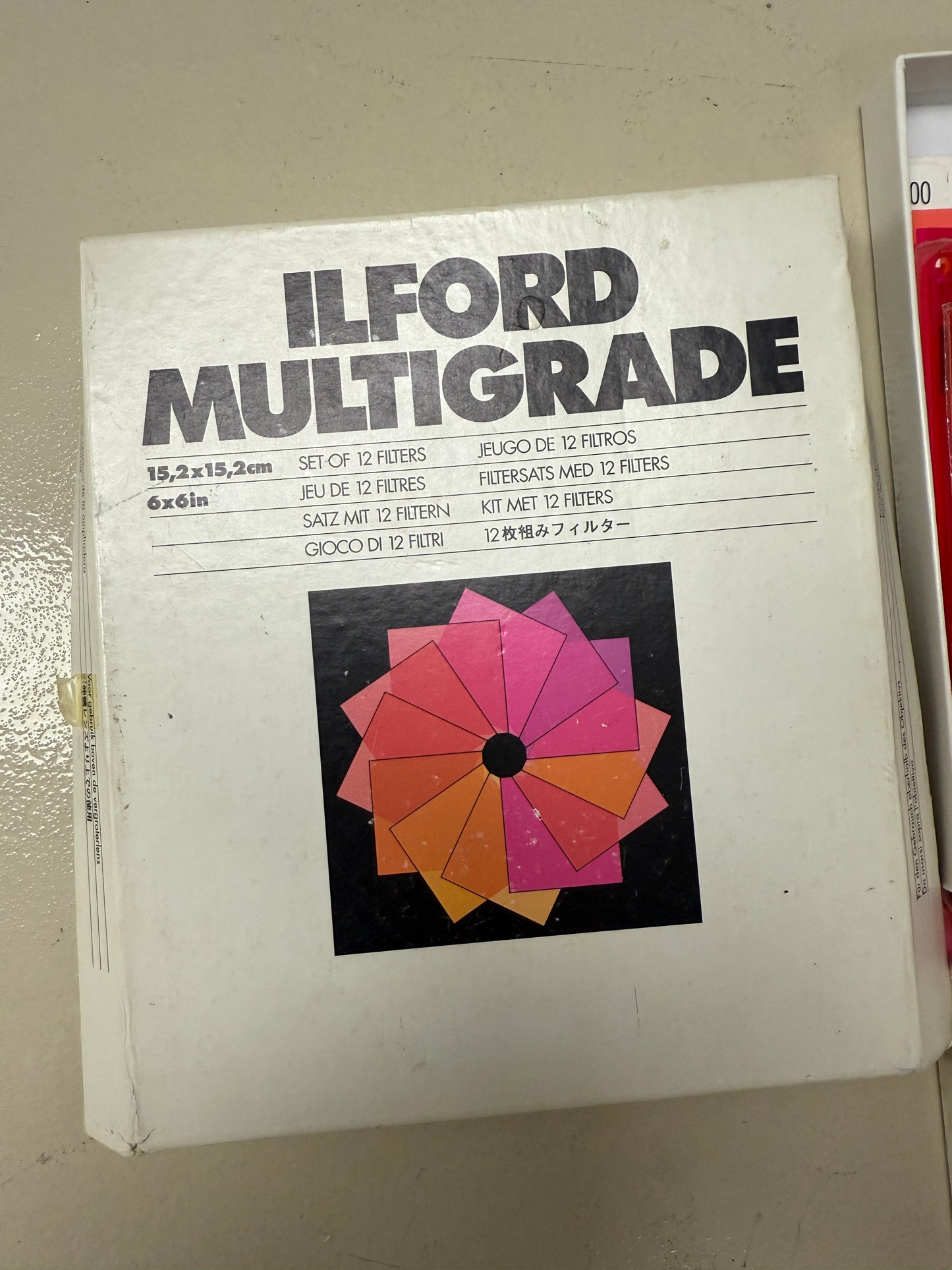 Huge lot of Ilford Multigrade Contrast Filters 6 x 6'' / 15.3 x 15.3 cm in Box