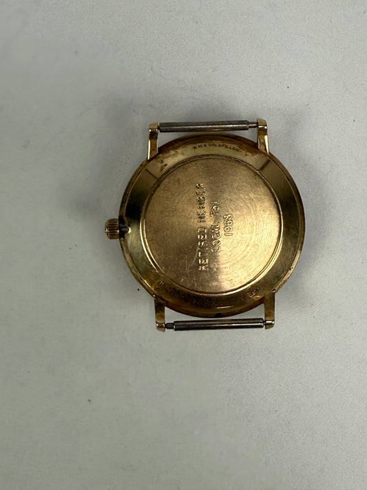 Vintage LeCoultre Manual wind 34mm Watch 10K gold filled 1960s