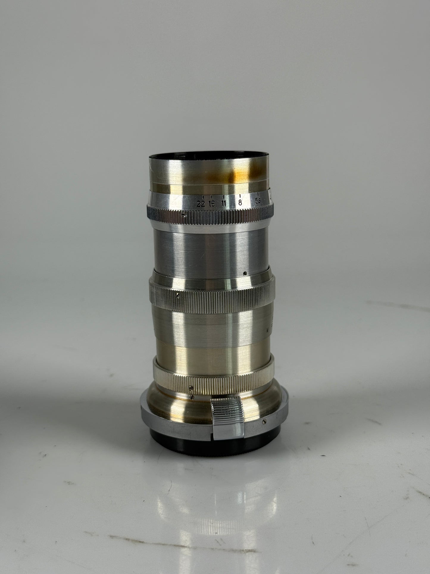 JUPITER 11 Soviet Vintage lens 135mm f4 Contax Mount - Silver Telephoto lens