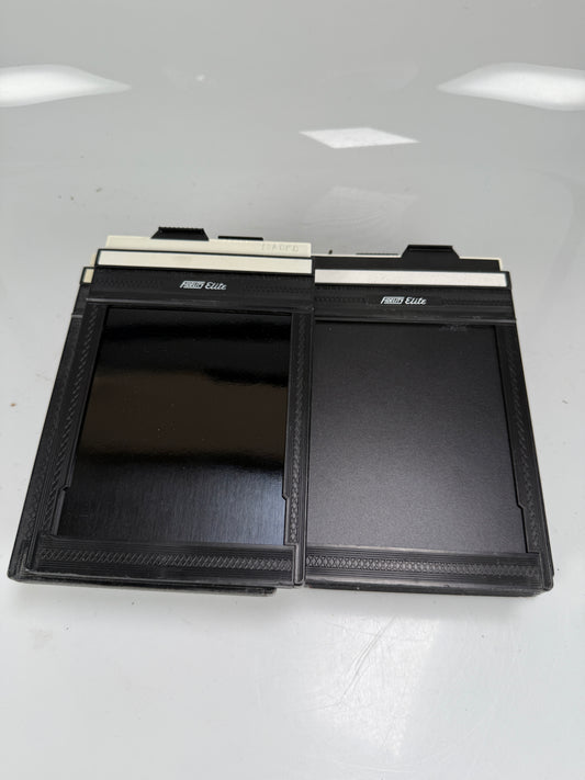Fidelity Elite 4x5 Cut Sheet Film Holder Plastic LOT of 4