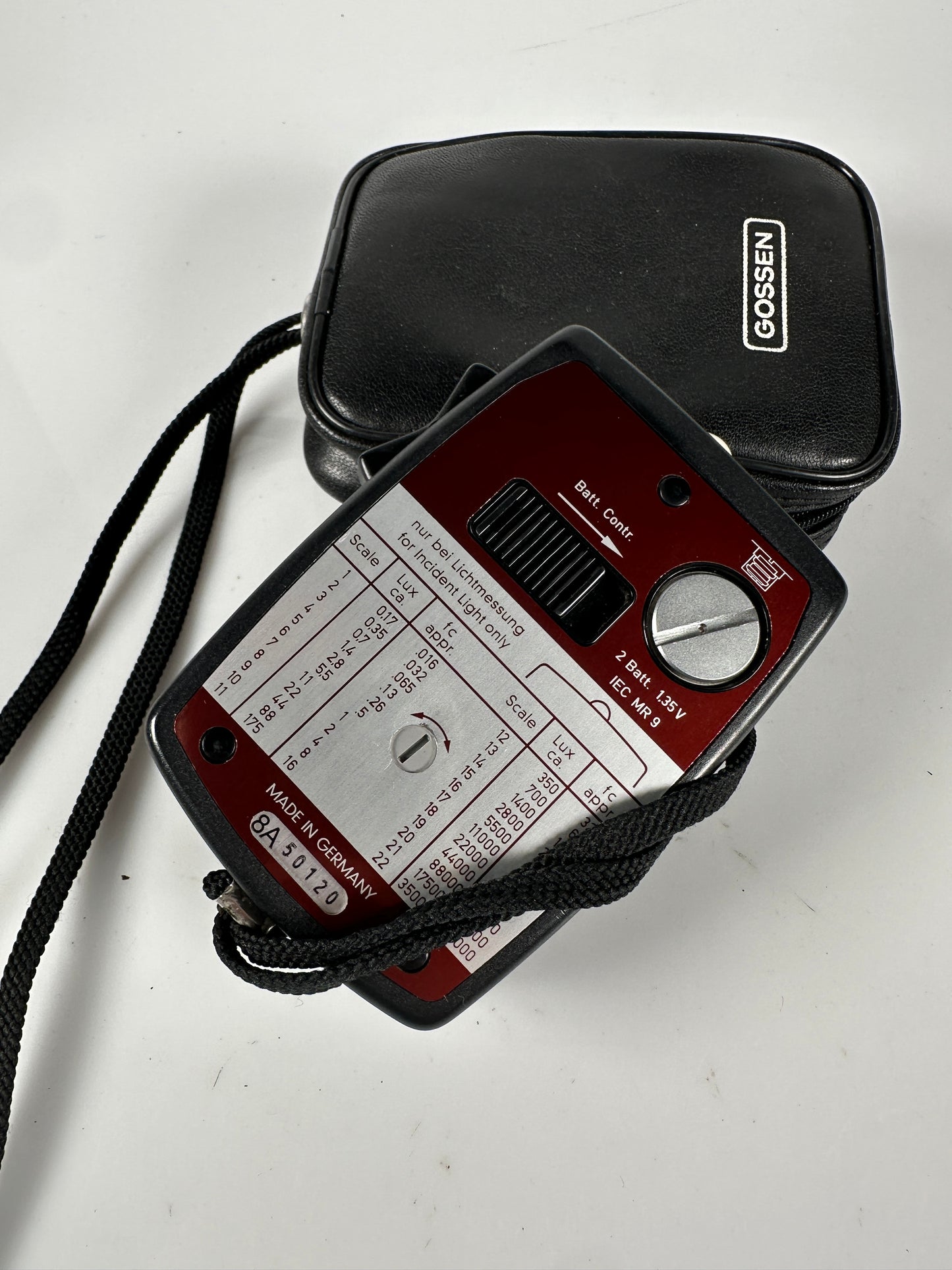 Gossen Luna-Pro Black Light Meter Ambient with Case