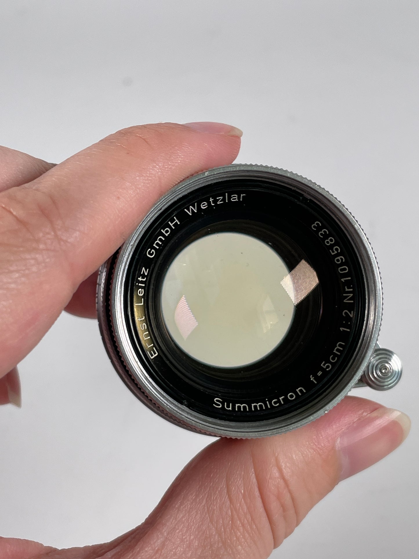 Leica 50mm f2 Summicron Radioactive L39 LTM Screwmount Rangefinder Lens