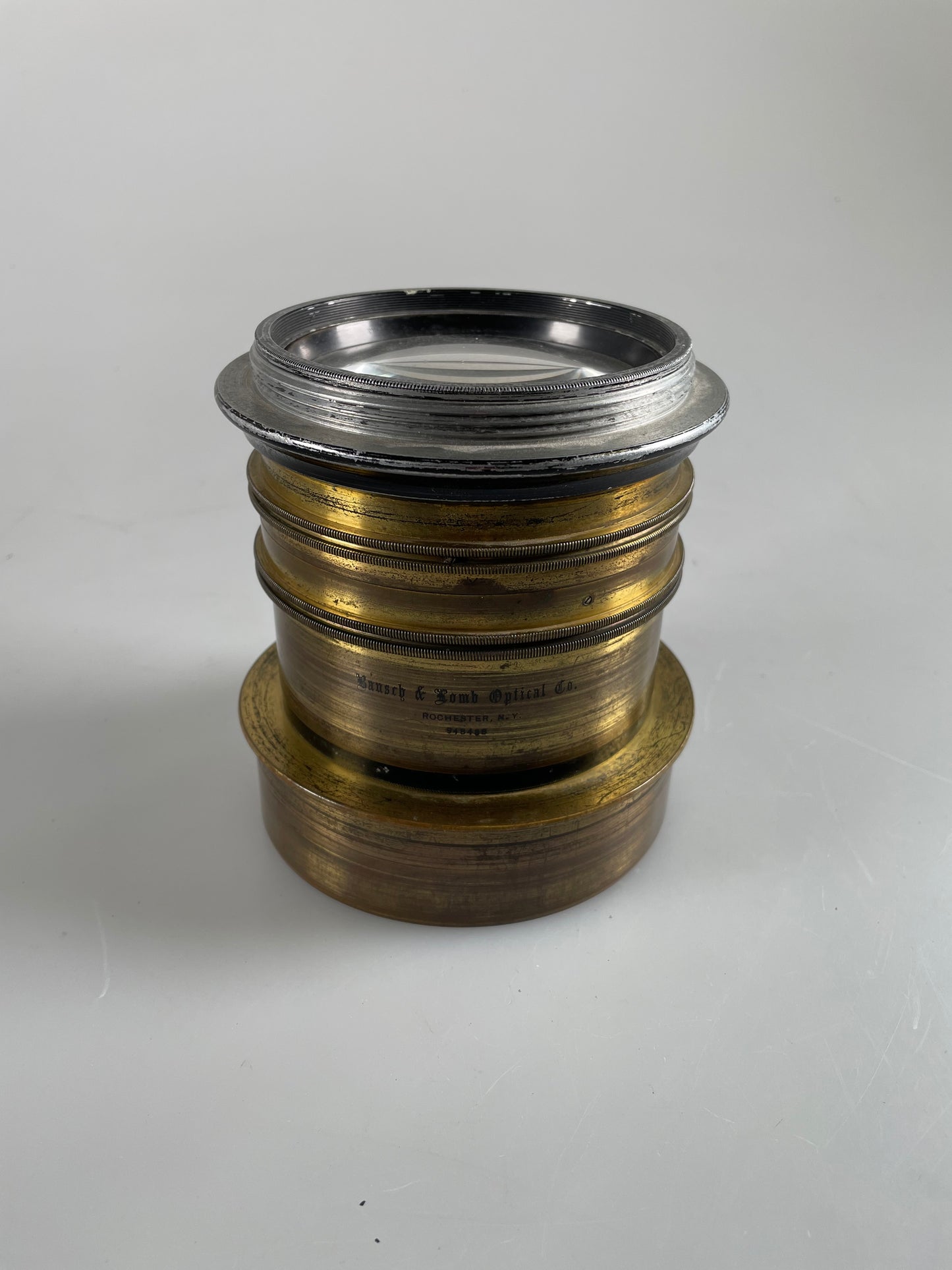 Bausch & Lomb Optical Brass Lens 8x10 Portrait Unar 380mmm 14 3/4 inch f4.5