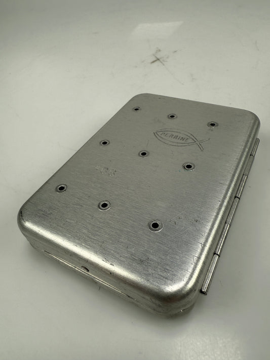 Perrine # 66 Fly Box. W/ Dry Flies