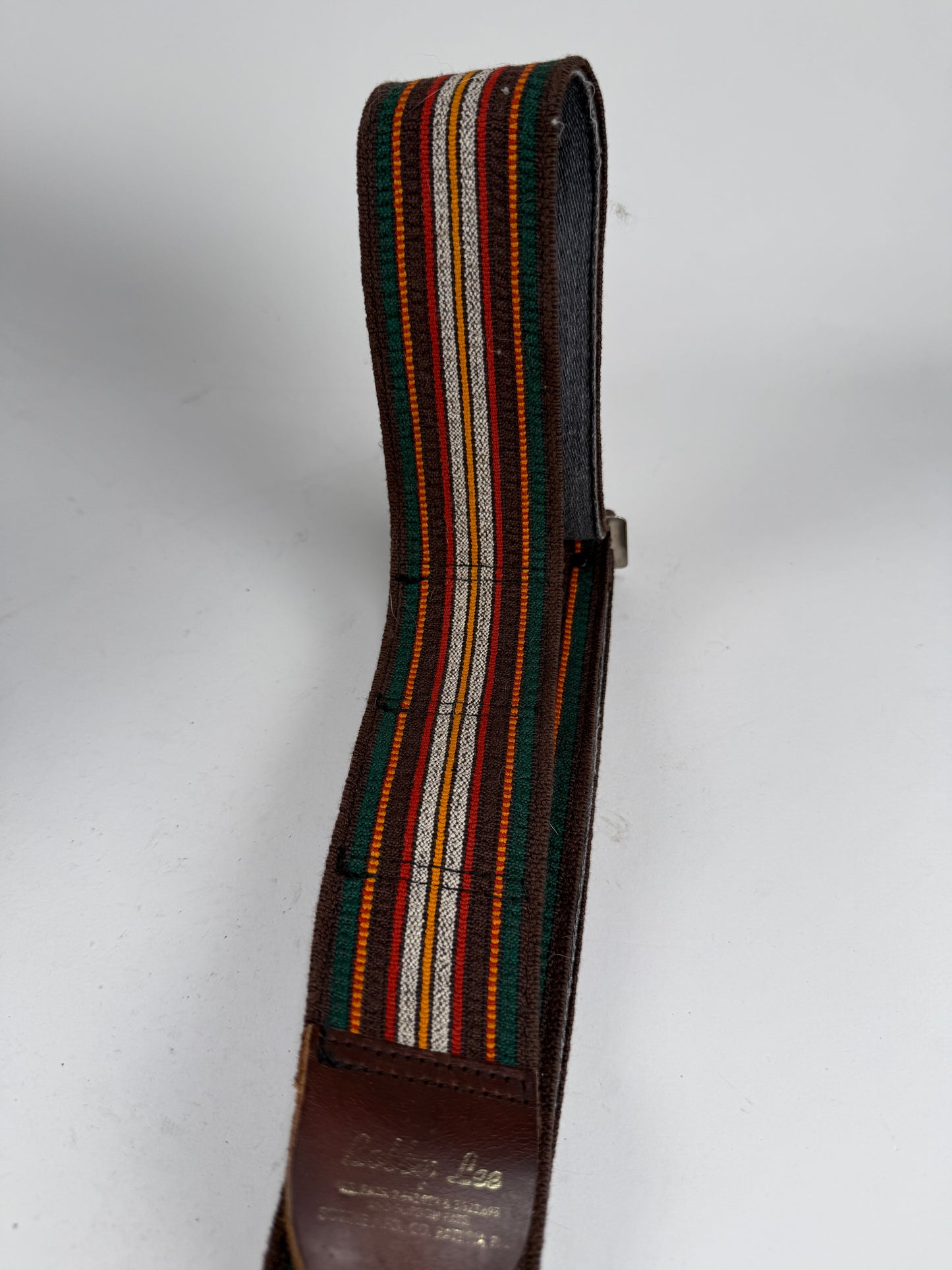 Bobby Lee Camera Strap | Hippie Woven Retro Metal Hooks & Leather | Made In USA