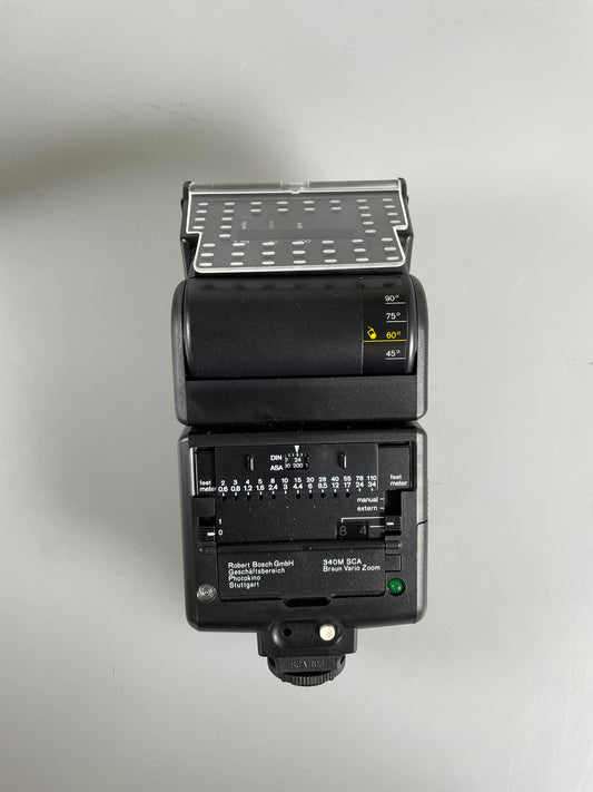 Braun 340M SCA VarioZoom flash for Leica