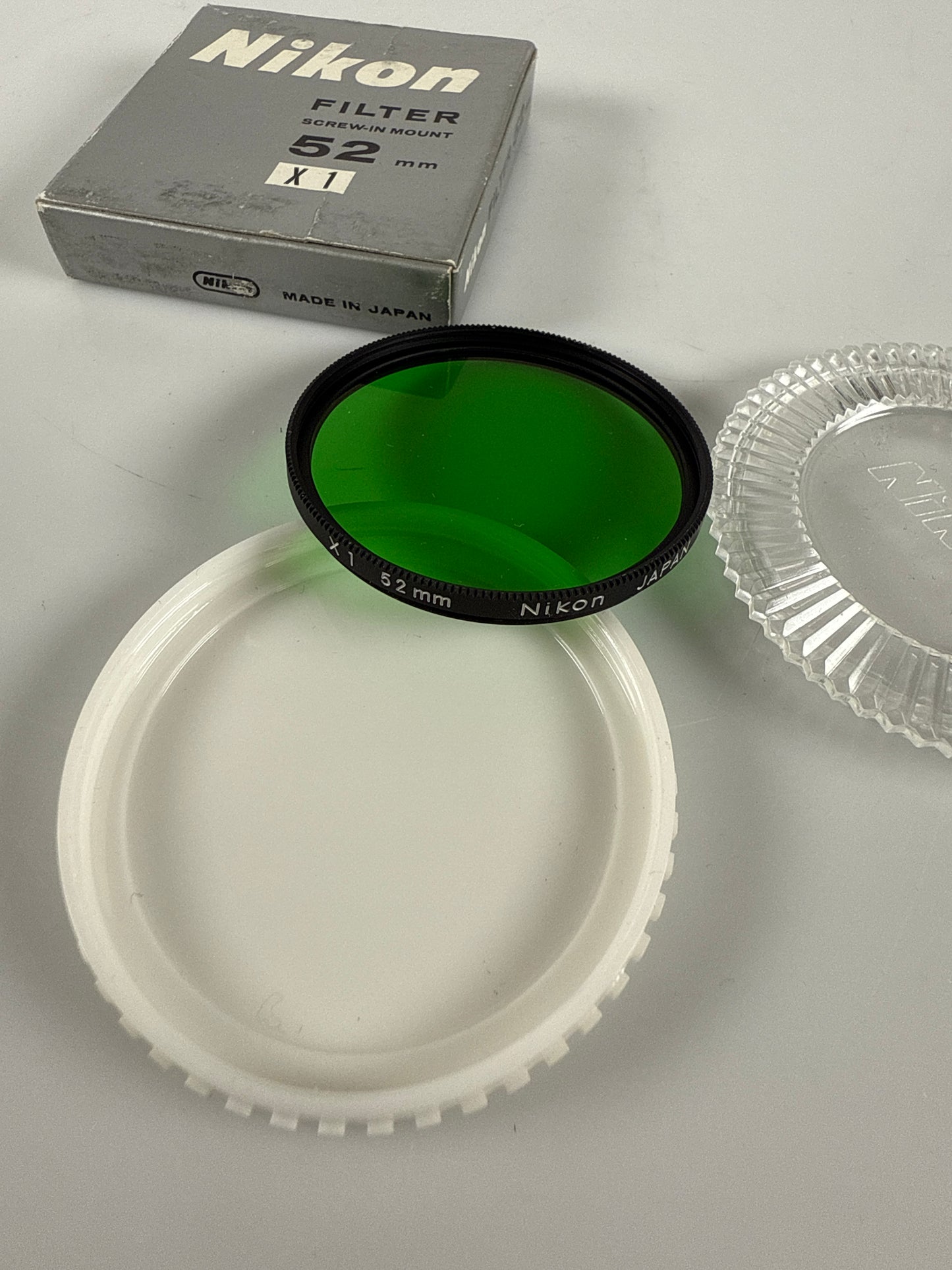 Nikon 52mm X1 Green Filter Black