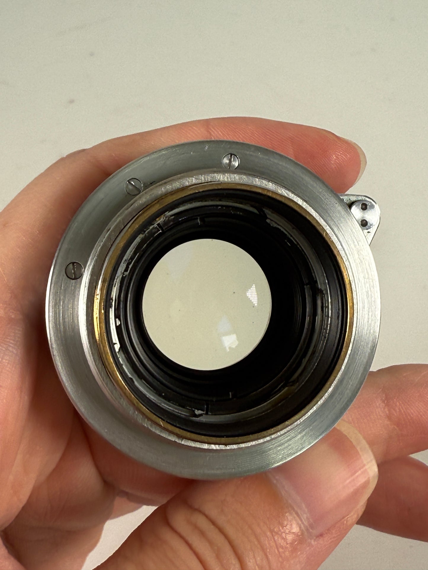 Leica Summitar 5cm f2 Ltm screwmount rangefinder lens Chrome