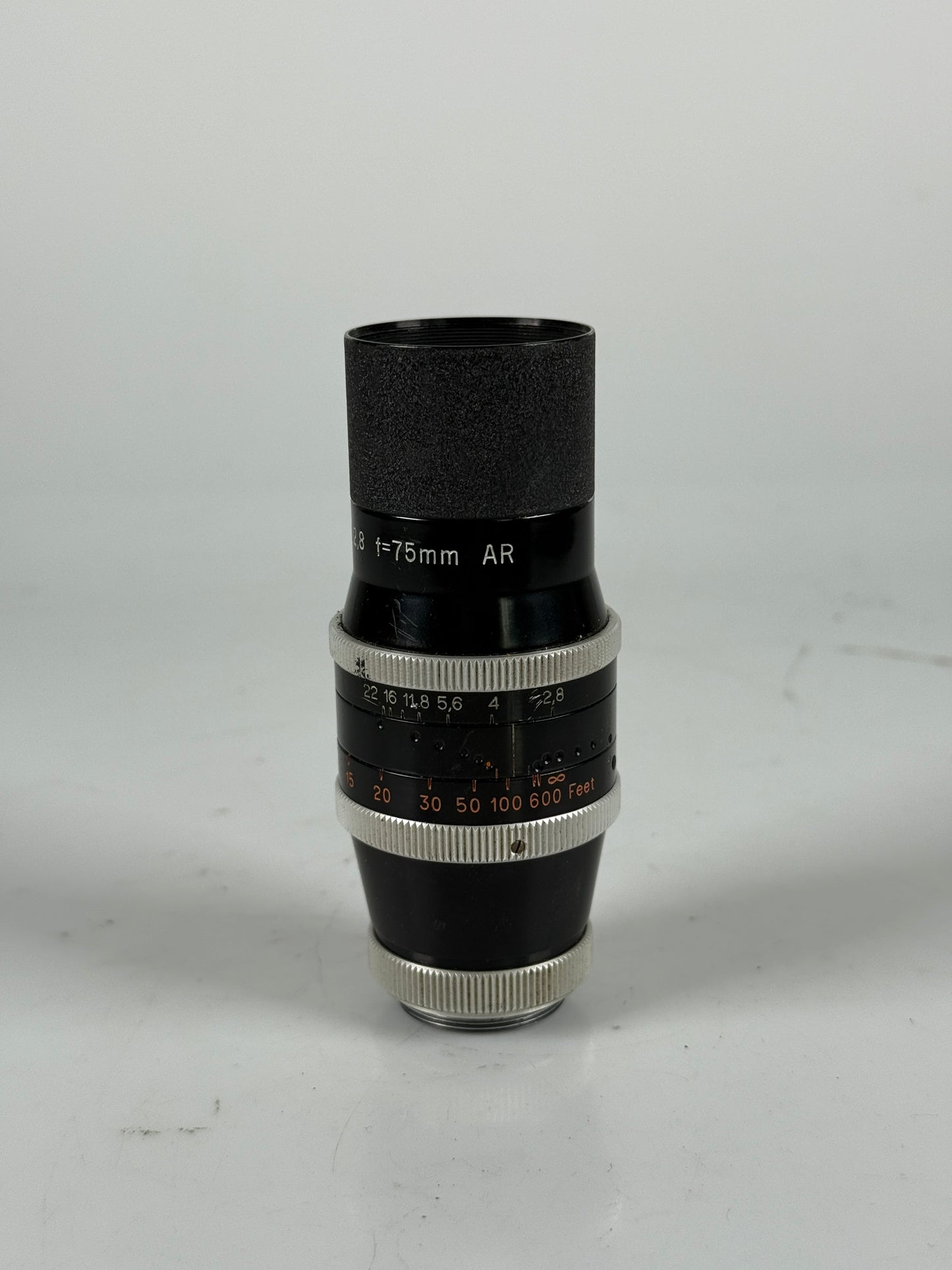 Kern YVAR 75mm f2.8 AR C-Mount Cine Lens For Bolex H16