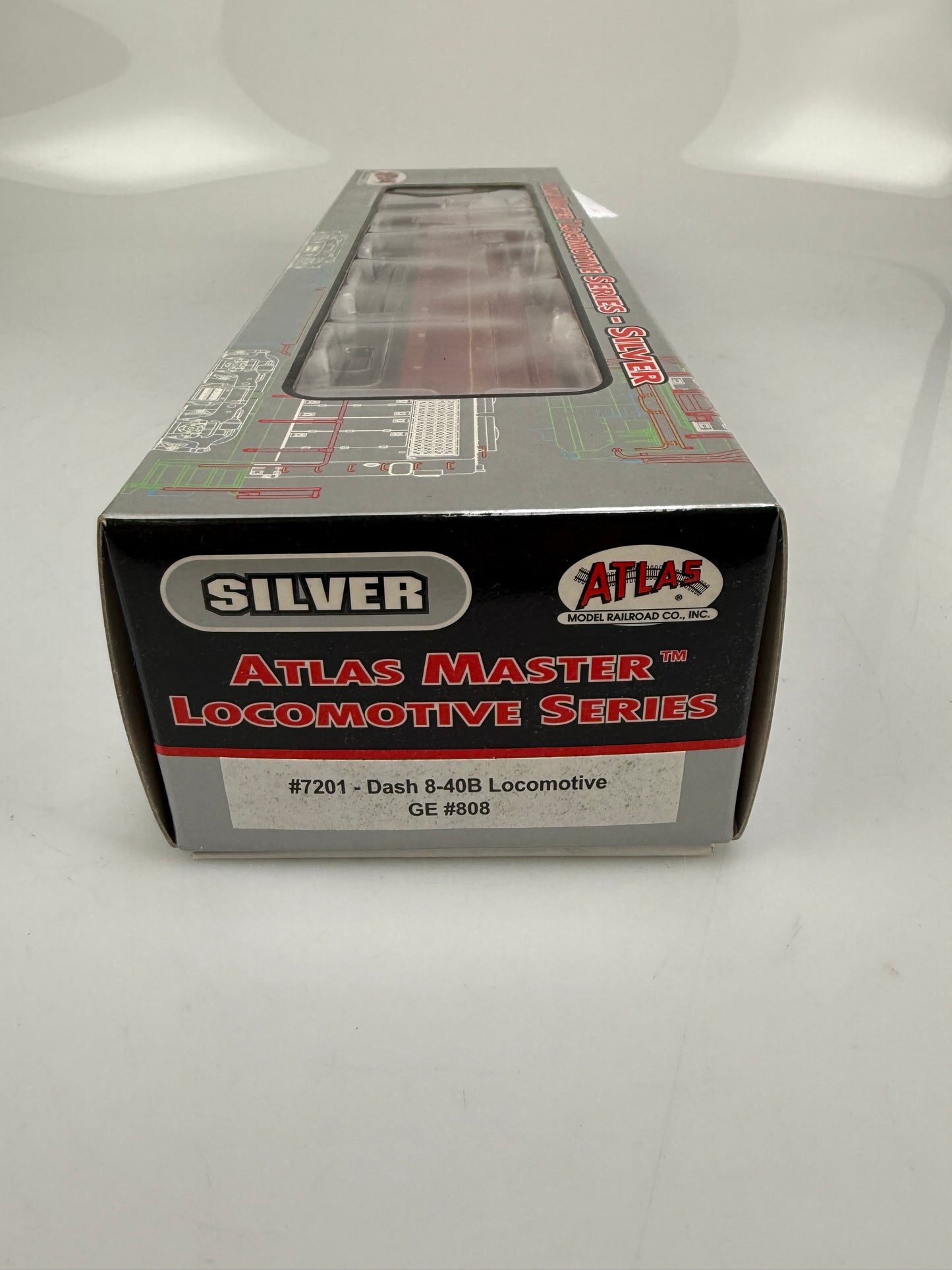 Atlas Silver 7201 Dash 8-40B GE General Electric HO Locomotive