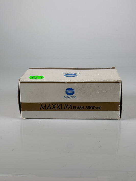 Minolta Program 3500XI Shoe Mount Flash