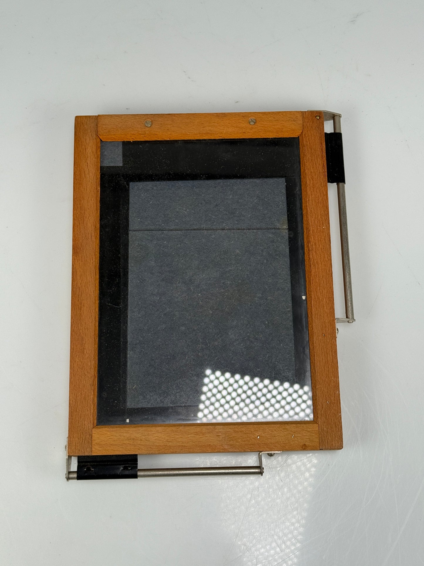 Eastman Kodak 4x5 Inch Adjustable Auto Mask Wood Contact Print Frame