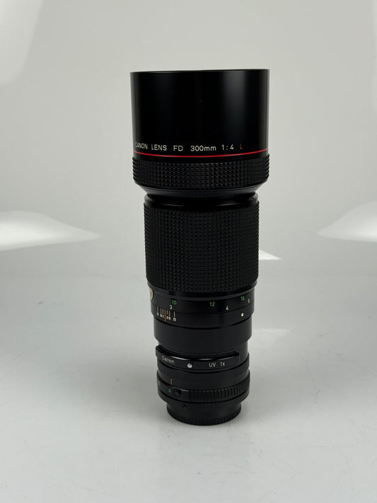 Canon New FD 300mm f4 L Telephoto NFD MF Lens