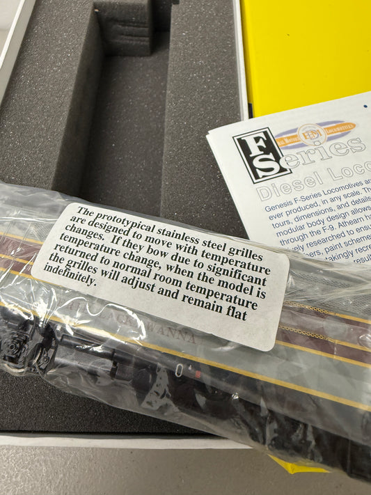 HO Scale Athearn Genesis Erie Lackawanna EL #7081 F-3A Phase 2 locomotive