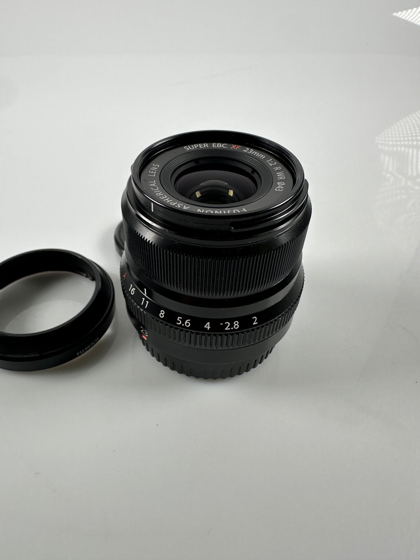 Fuji fujifilm XF Fujinon 23mm f2 R WR Super EBC Lens Black