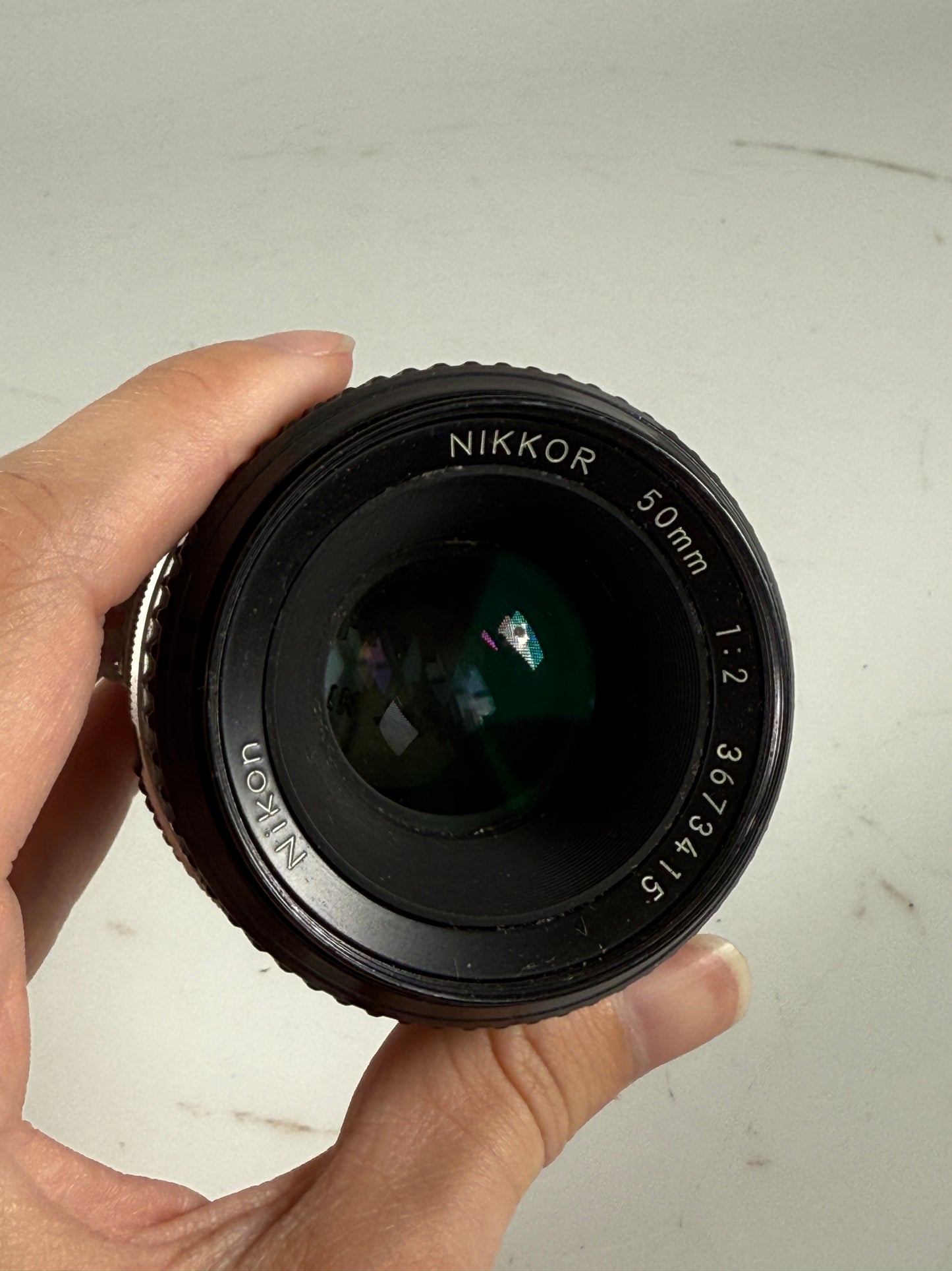 Nikon Nikkor 50mm F2 AI mount lens