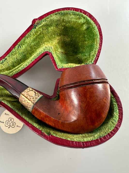KBB Blue Line Bakelite Pipe, Unsmoked French Briar