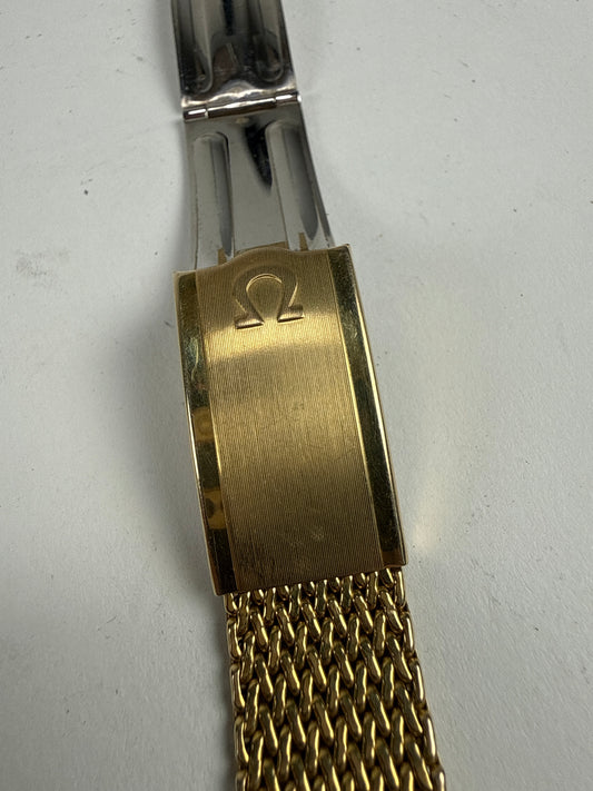Omega Champion mesh bracket 22mm 1/20 10k Gold filled for watch