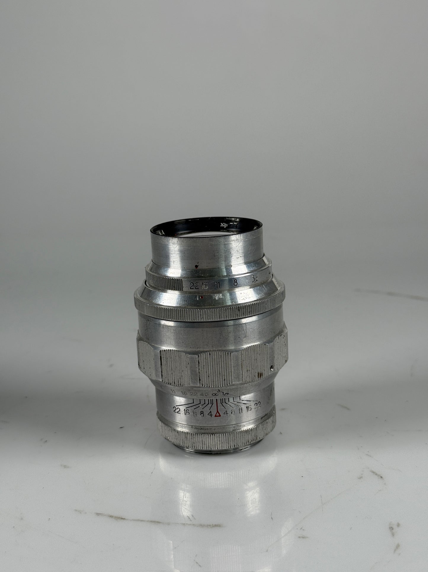 JUPITER 11 Soviet Vintage lens 135mm f4 Mount M42 - Silver Telephoto lens