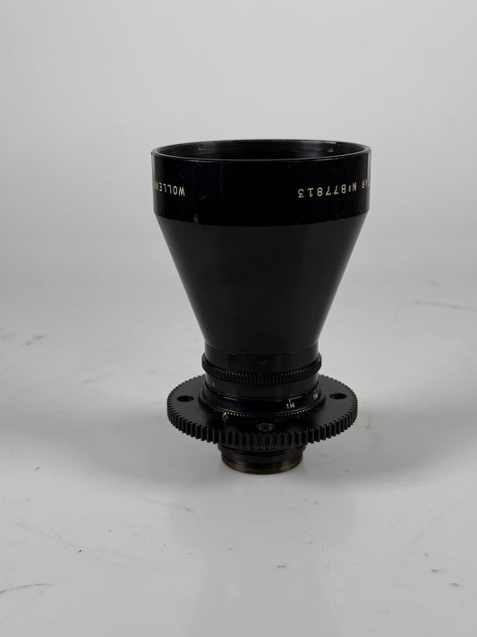 Wollensak Wide Angle Raptar 35mm f2.3 T2.5 Pro 35 Lens Camera cinema RARE