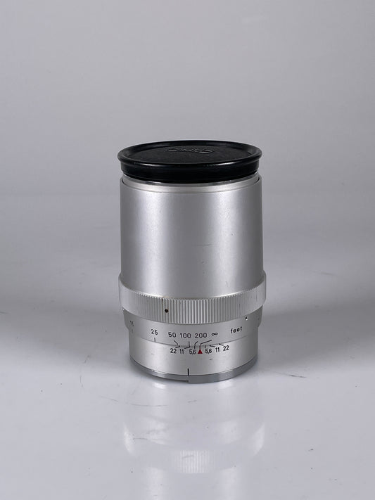 Contarex Carl Zeiss Sonnar 135mm f4 Lens chrome