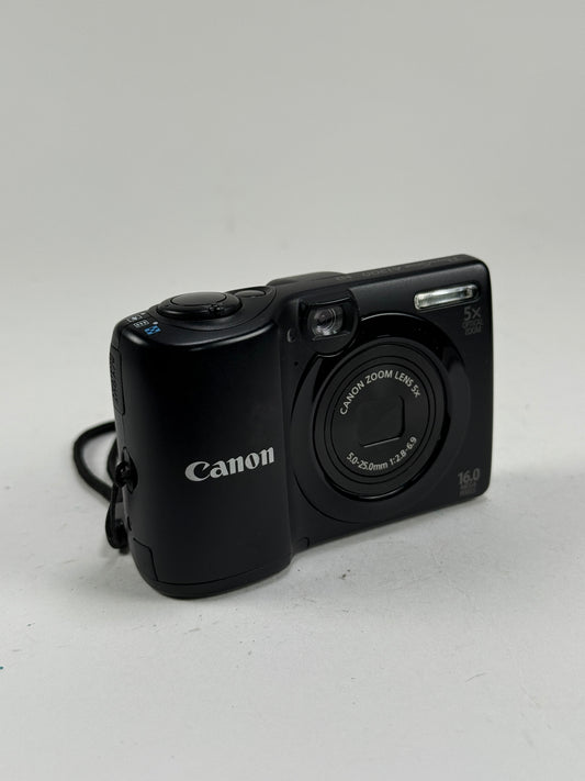 Canon PowerShot A1300 16MP Digital Camera 5x Zoom Black
