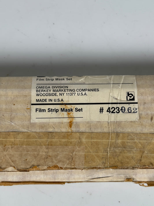Omega D5500 Darkroom Enlarger Film Strip Mask Set