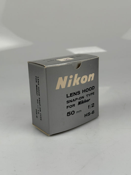 Nikon hs-6 clip - on lens hood for 50mm f/2