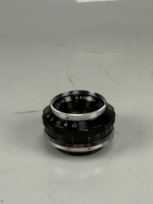 W.Komura Komura 35mm f2.8 Super Wide Angle Lens for Leica LTM